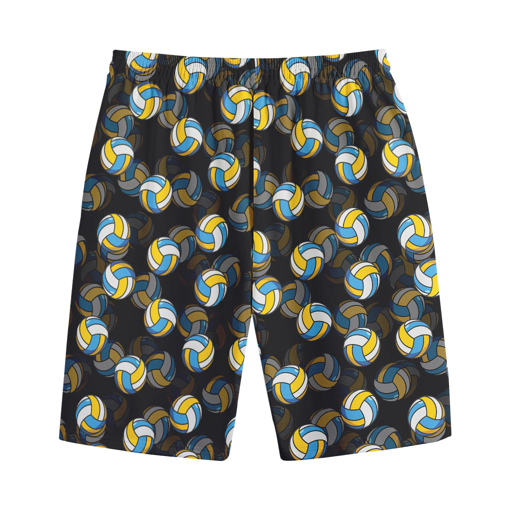 Volleyball Pattern Print Cotton Shorts
