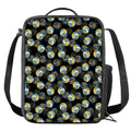 Volleyball Pattern Print Crossbody Lunch Bag