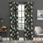 Volleyball Pattern Print Curtain