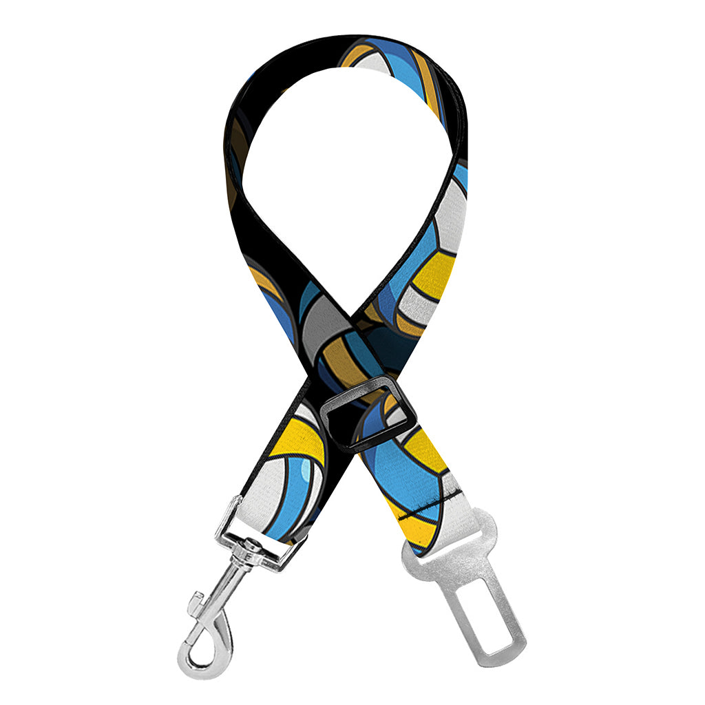 Volleyball Pattern Print Dog Seat Belt