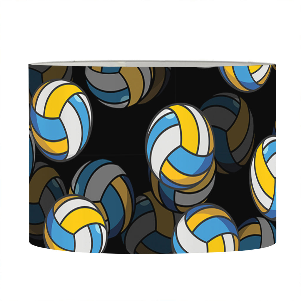 Volleyball Pattern Print Drum Lamp Shade