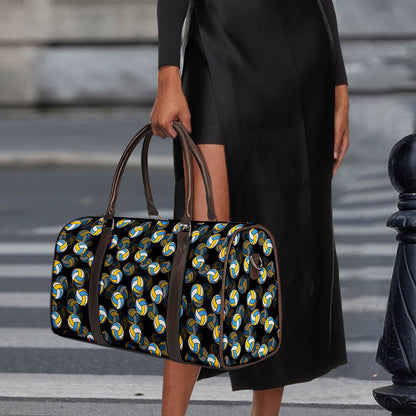 Volleyball Pattern Print Duffle Bag