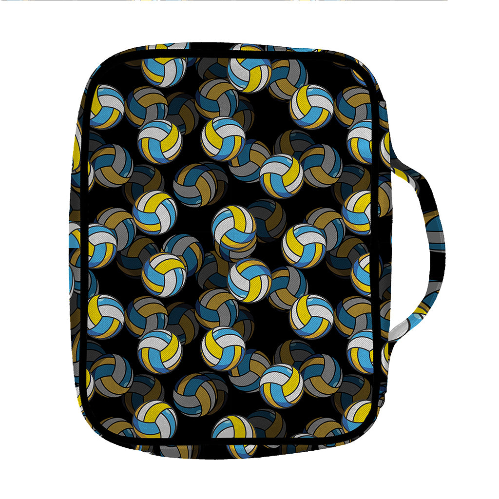 Volleyball Pattern Print Front Pocket Bible Bag