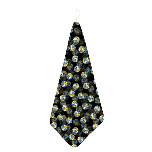 Volleyball Pattern Print Hand Towel