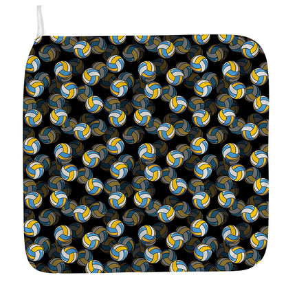 Volleyball Pattern Print Hand Towel