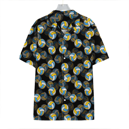 Volleyball Pattern Print Hawaiian Shirt