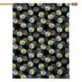 Volleyball Pattern Print House Flag