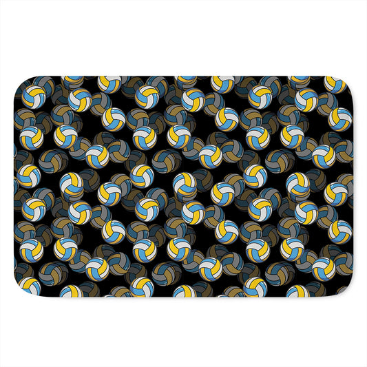 Volleyball Pattern Print Indoor Door Mat