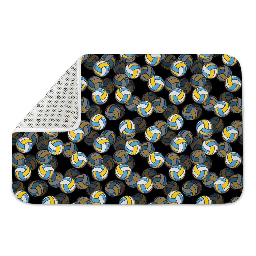 Volleyball Pattern Print Indoor Door Mat