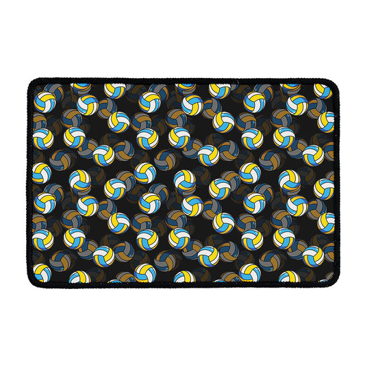 Volleyball Pattern Print Kitchen Mat