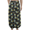 Volleyball Pattern Print Lantern Pants
