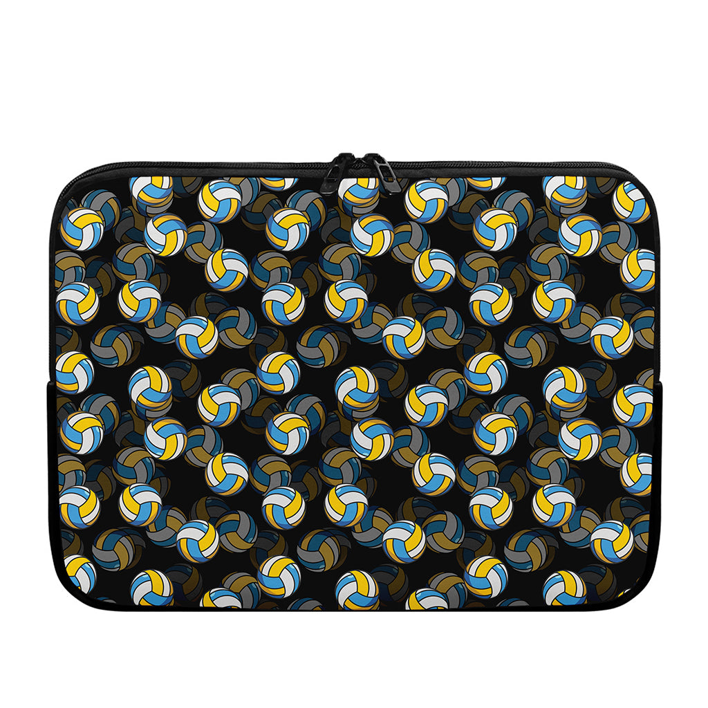 Volleyball Pattern Print Laptop Sleeve