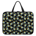 Volleyball Pattern Print Laptop Sleeve With Handle