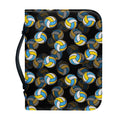 Volleyball Pattern Print Leather Bible Cover