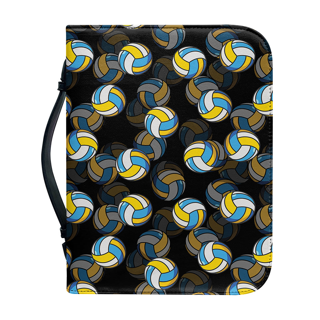 Volleyball Pattern Print Leather Bible Cover