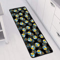 Volleyball Pattern Print Long Kitchen Mat