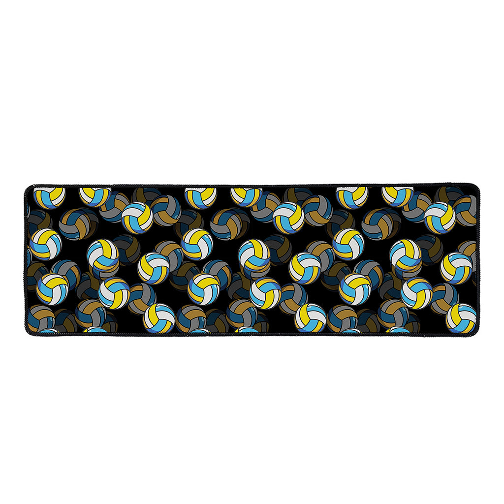 Volleyball Pattern Print Long Kitchen Mat