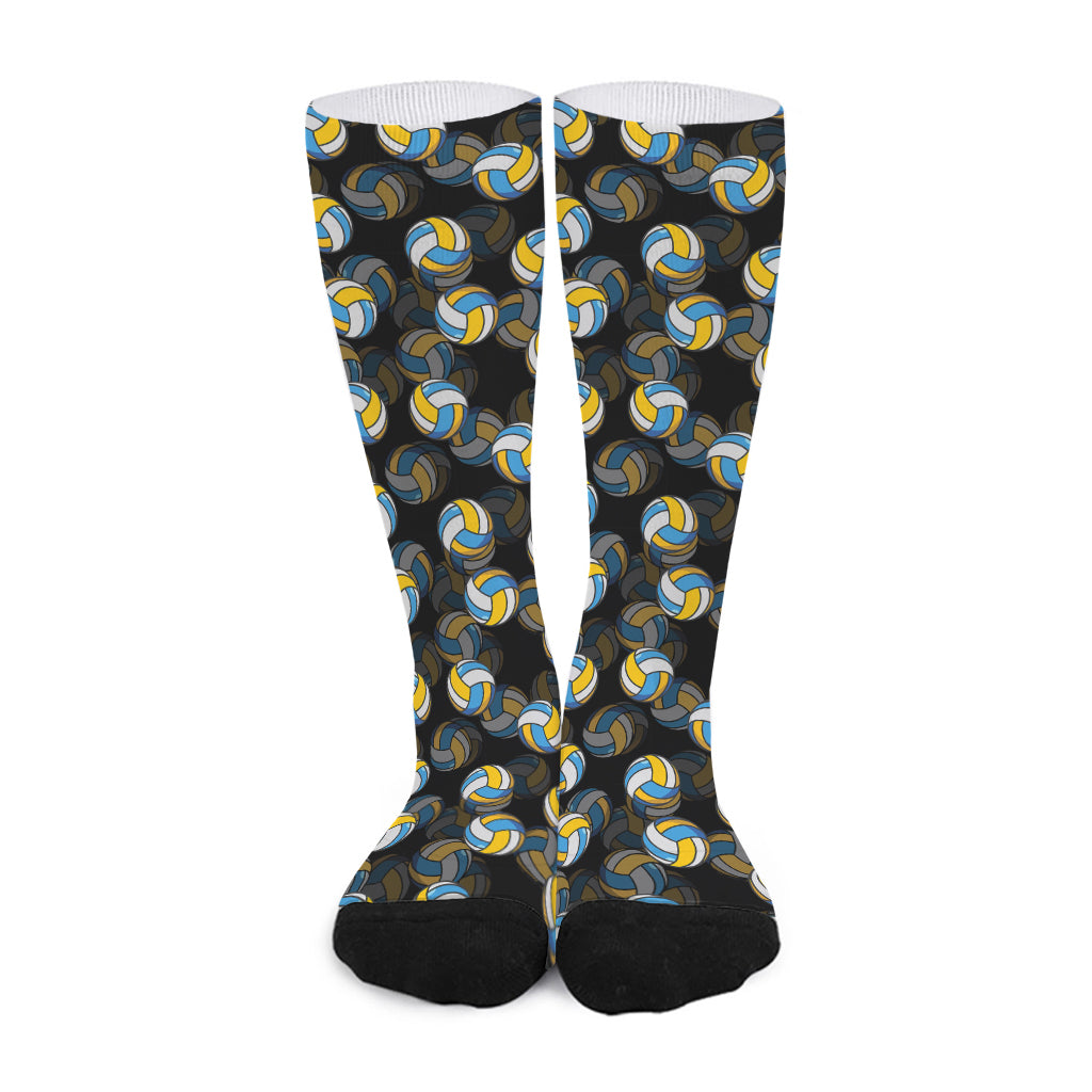 Volleyball Pattern Print Long Socks