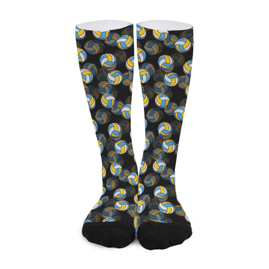 Volleyball Pattern Print Long Socks