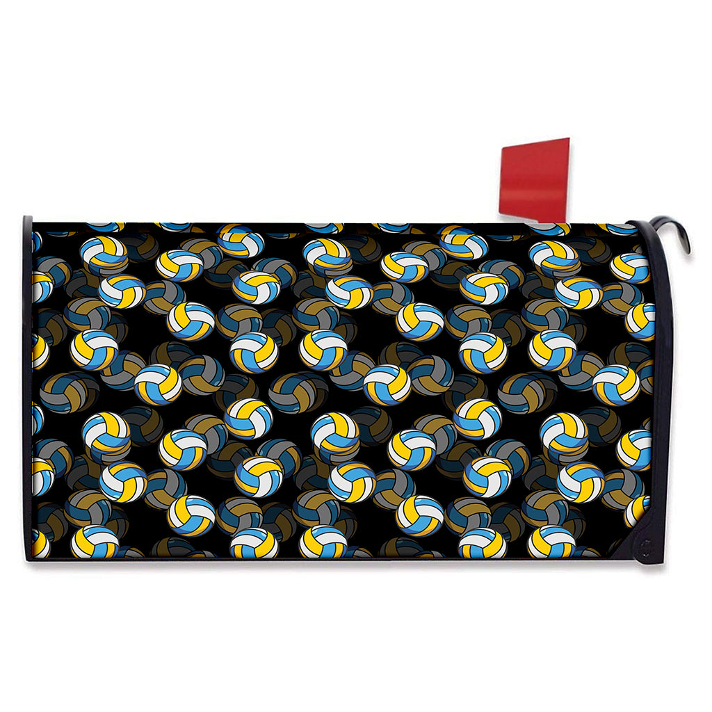 Volleyball Pattern Print Mailbox Cover