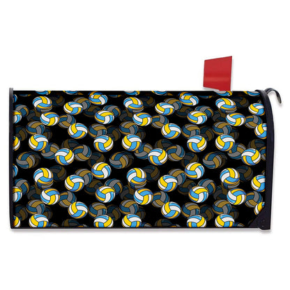 Volleyball Pattern Print Mailbox Cover