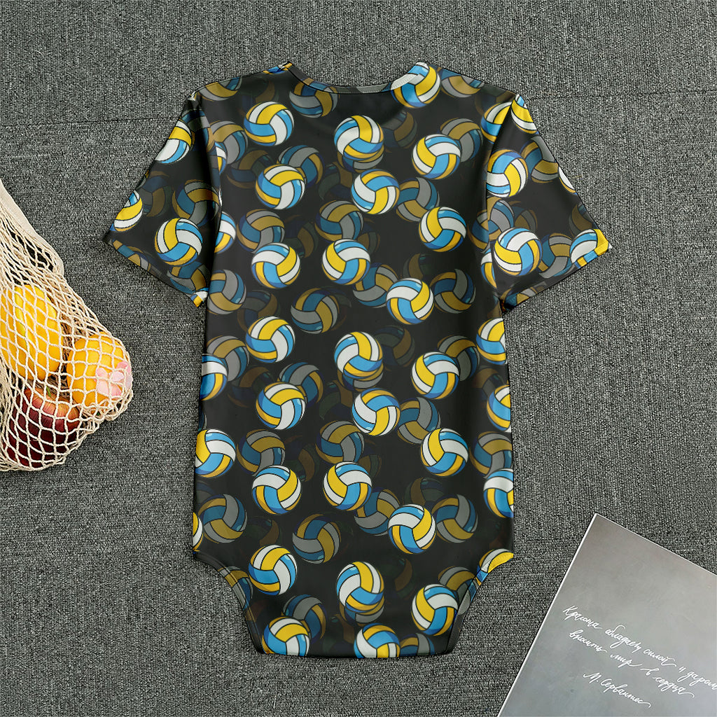 Volleyball Pattern Print Men's Bodysuit