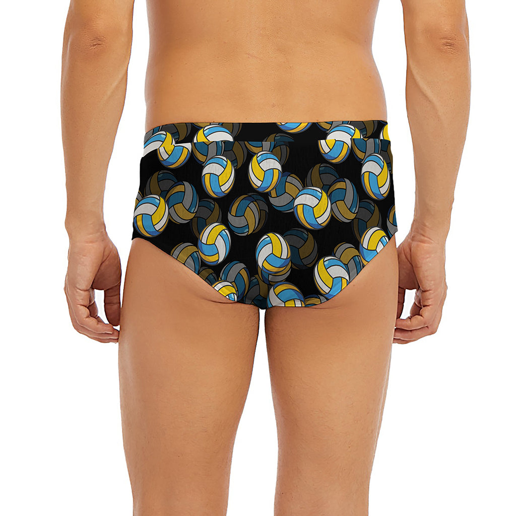 Volleyball Pattern Print Men's Briefs