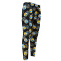 Volleyball Pattern Print Men's Compression Pants