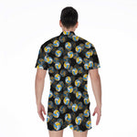 Volleyball Pattern Print Men's Rompers