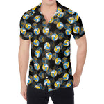 Volleyball Pattern Print Men's Shirt
