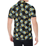 Volleyball Pattern Print Men's Shirt