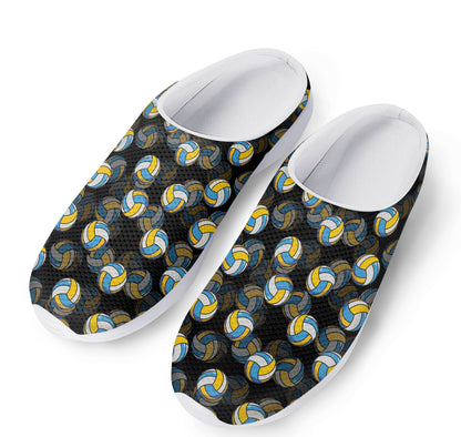 Volleyball Pattern Print Mesh Casual Shoes