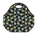 Volleyball Pattern Print Neoprene Lunch Bag