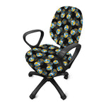 Volleyball Pattern Print Office Chair Cover