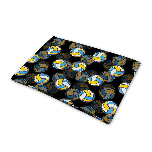 Volleyball Pattern Print Pet Cooling Mat Cover