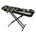 Volleyball Pattern Print Piano Keyboard Cover