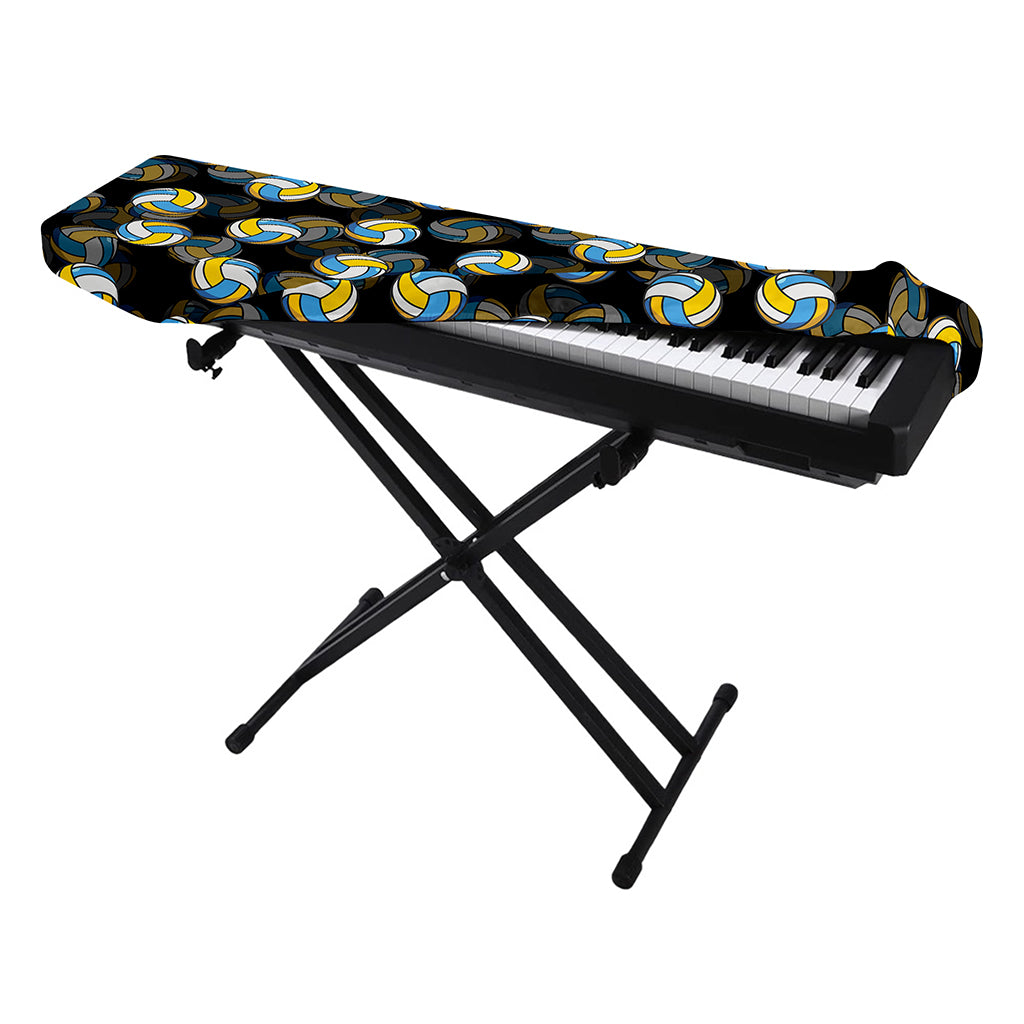 Volleyball Pattern Print Piano Keyboard Cover