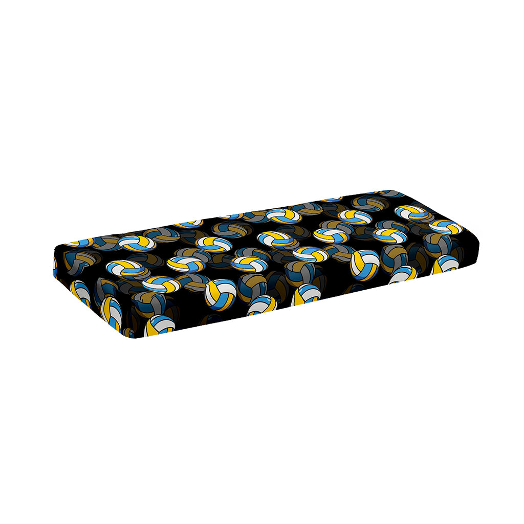 Volleyball Pattern Print Piano Keyboard Cover