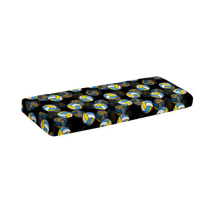 Volleyball Pattern Print Piano Keyboard Cover