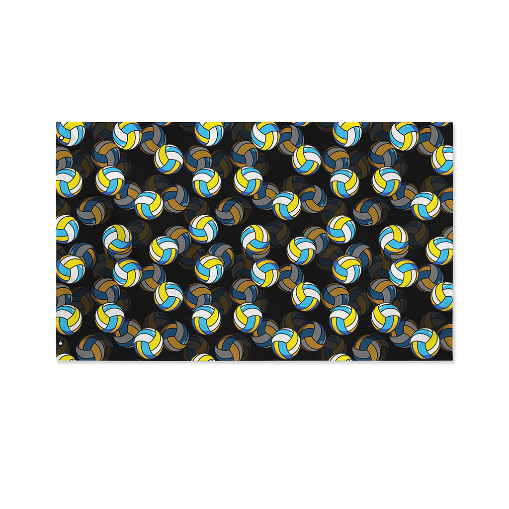 Volleyball Pattern Print Polyester Flag