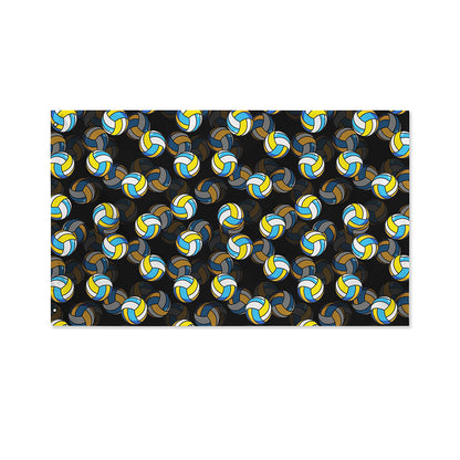 Volleyball Pattern Print Polyester Flag