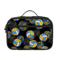 Volleyball Pattern Print Portable Lunch Bag