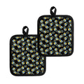 Volleyball Pattern Print Pot Holders