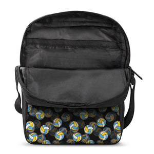 Volleyball Pattern Print Rectangular Crossbody Bag