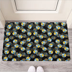 Volleyball Pattern Print Rubber Doormat