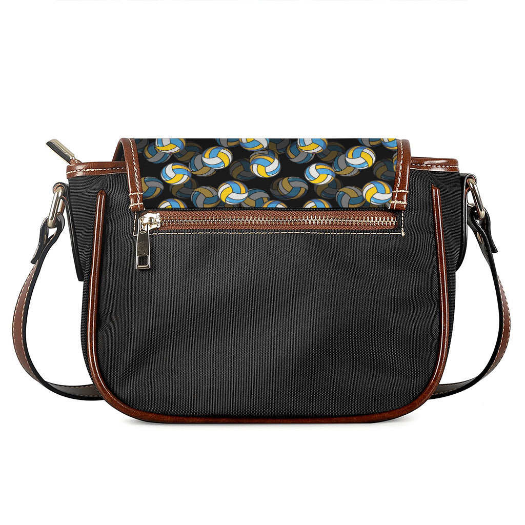 Volleyball Pattern Print Saddle Bag