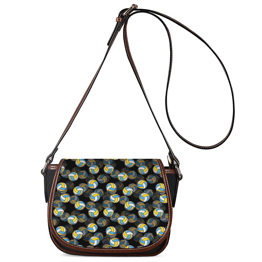 Volleyball Pattern Print Saddle Bag