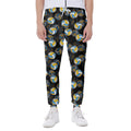Volleyball Pattern Print Joggers