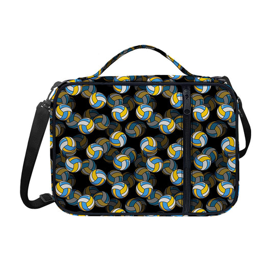 Volleyball Pattern Print Shoulder Strap Bible Bag
