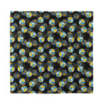 Volleyball Pattern Print Silk Bandana
